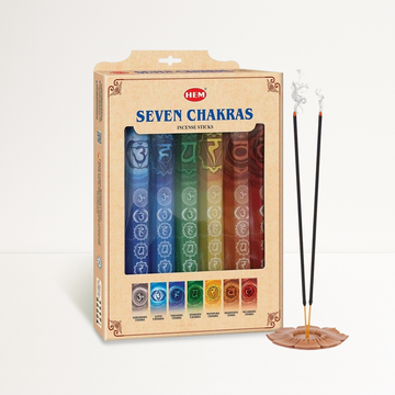HEM Seven Chakra Gift pack of 7 (20 Sticks Each)