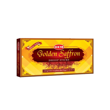 Golden Saffron Dhoop Stick 50g each- pack of 3