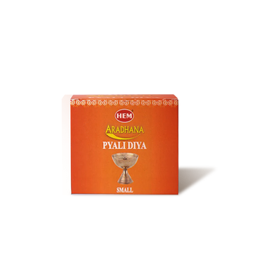 HEM Aradhana Pyali Small Brass Diya Pack of 2