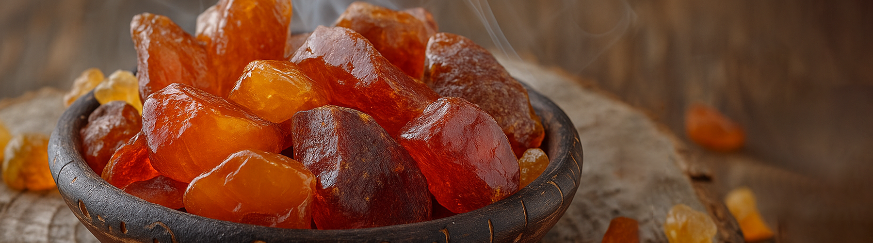 Warm. Earthy. Amber.