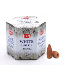 Load image into Gallery viewer, White Sage Backflow Incense Cones (6620726952093)
