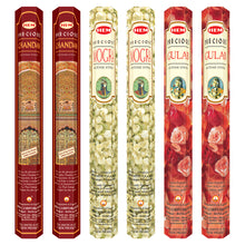 Load image into Gallery viewer, HEM Precious Incense Sticks 3 in 1 Combo pack of 6 (20 Sticks Each)
