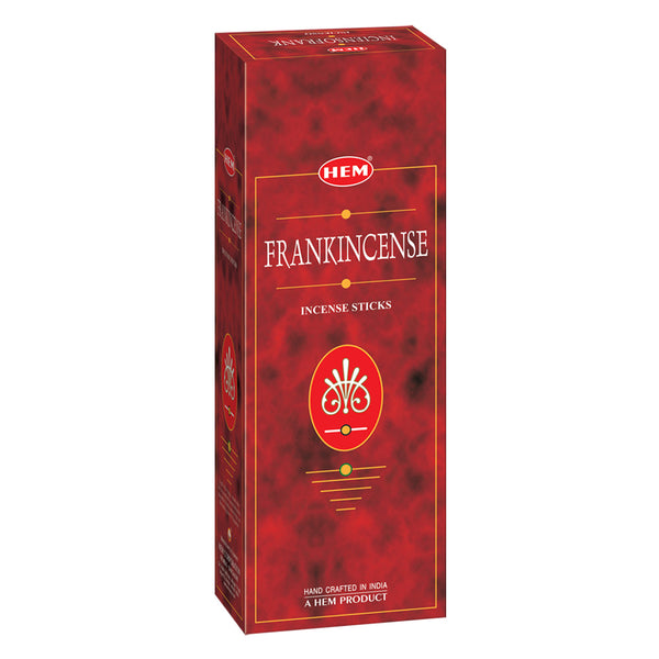 HEM Frankincense Incense Sticks - Pack of 6 (20 Sticks Each)