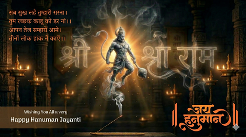 Hanuman Jayanti Pooja: Premium Incense Sticks & Bambooless Dhoop for Spiritual Rituals