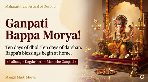 Ganesh Chaturthi in Maharashtra: The Famous Ganpati of Mumbai and Pune, the Stories, and Everything Your Pooja Needs