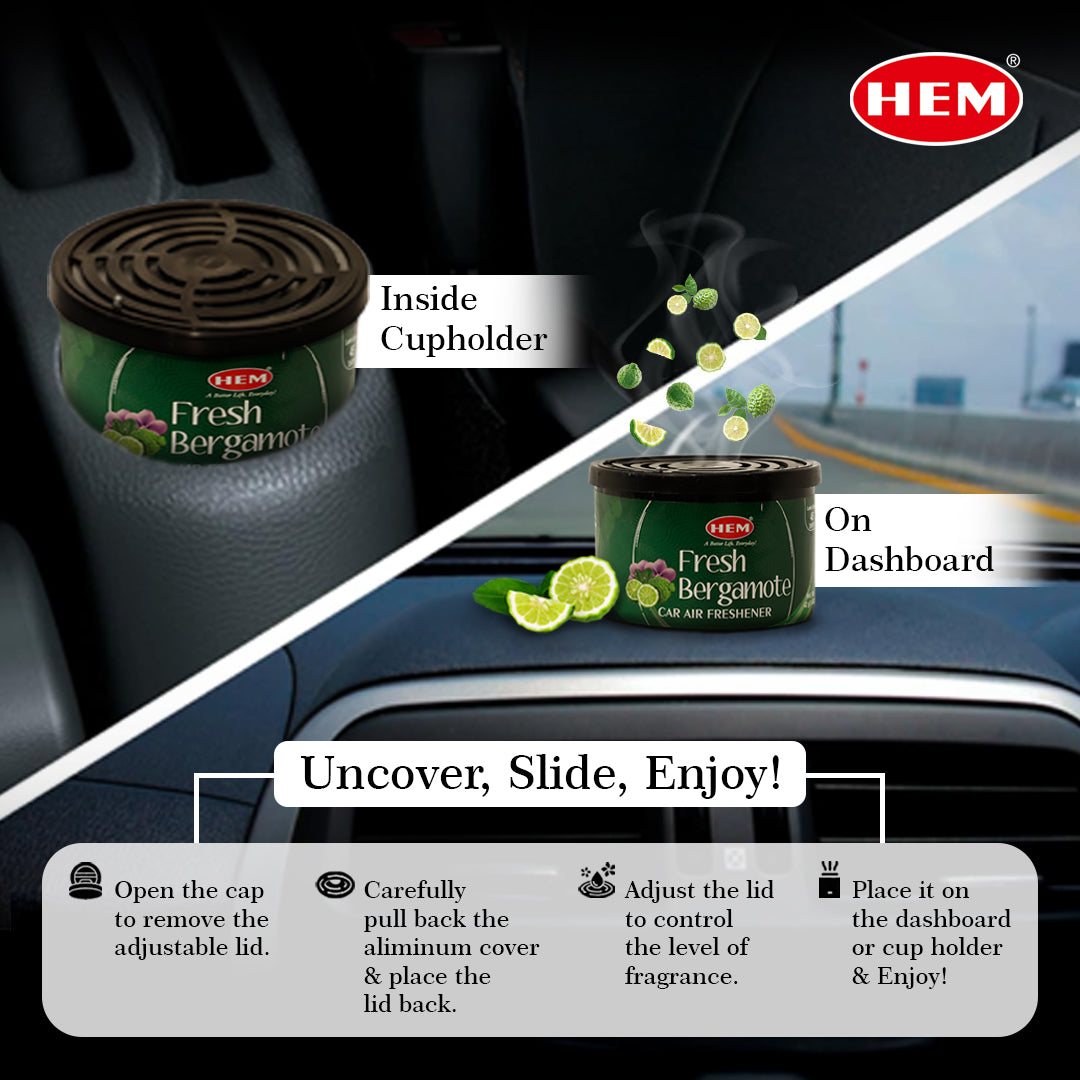 HEM Fresh Bergamote Car Air Freshener