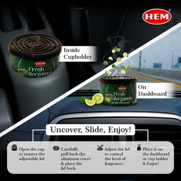 HEM Fresh Bergamote Car Air Freshener