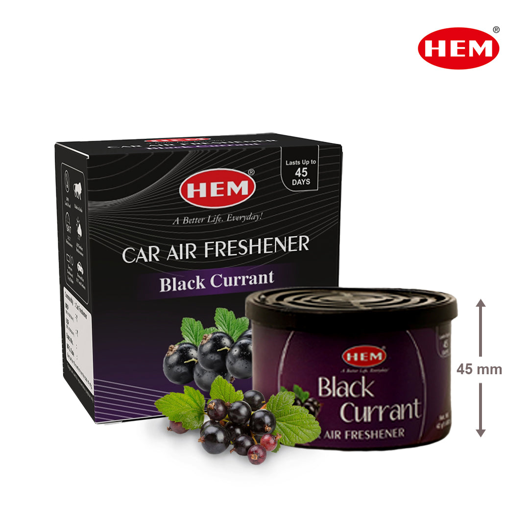 HEM Black Current Car Air Freshener