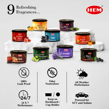 HEM Citrus Breeze Car Air Freshener