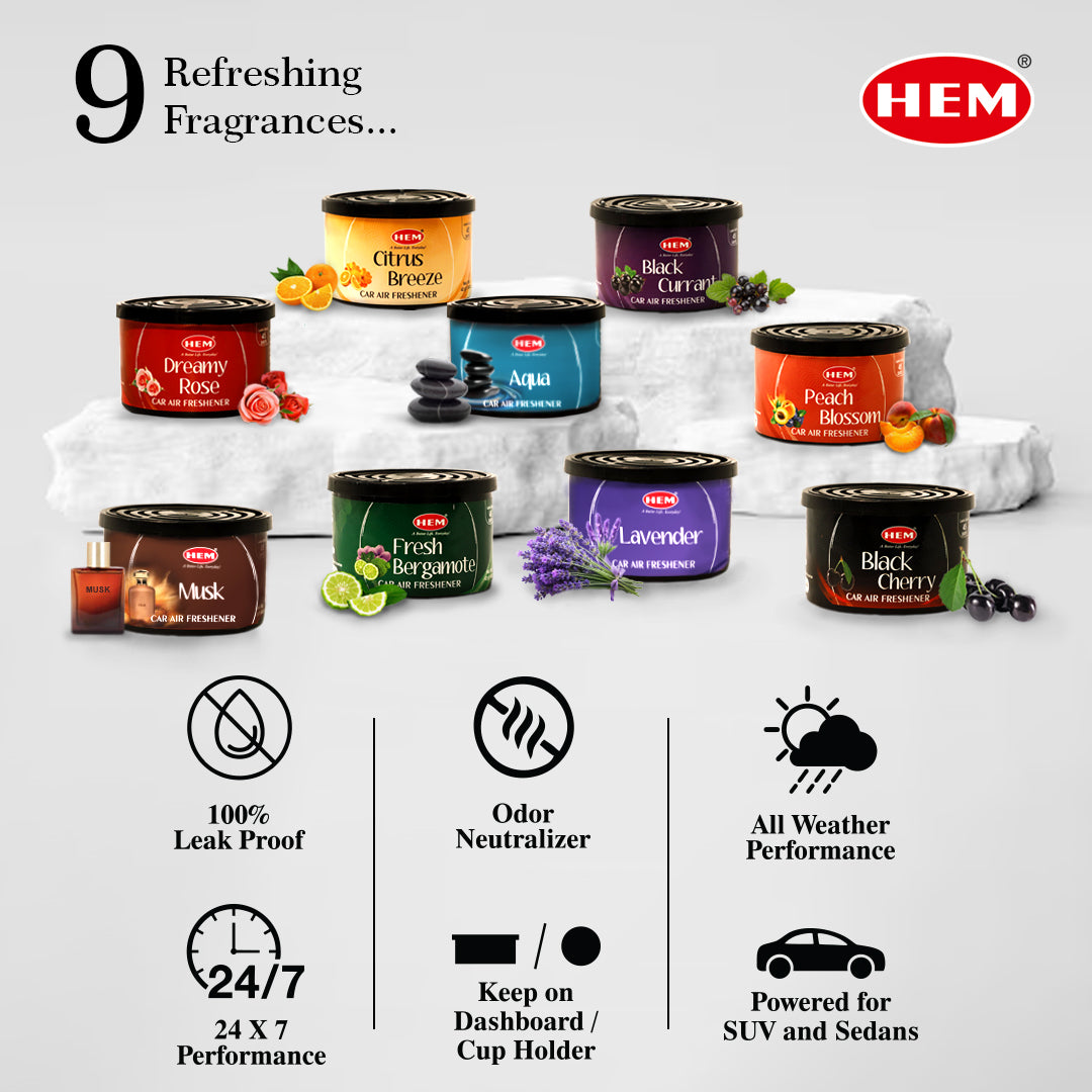 HEM Dreamy Rose Car Air Freshener