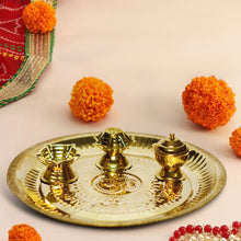 Load image into Gallery viewer, HEM Aradhana Pooja Thali Set
