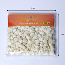 Load image into Gallery viewer, HEM Aradhana Cotton Phool Diya Batti Pack of 5
