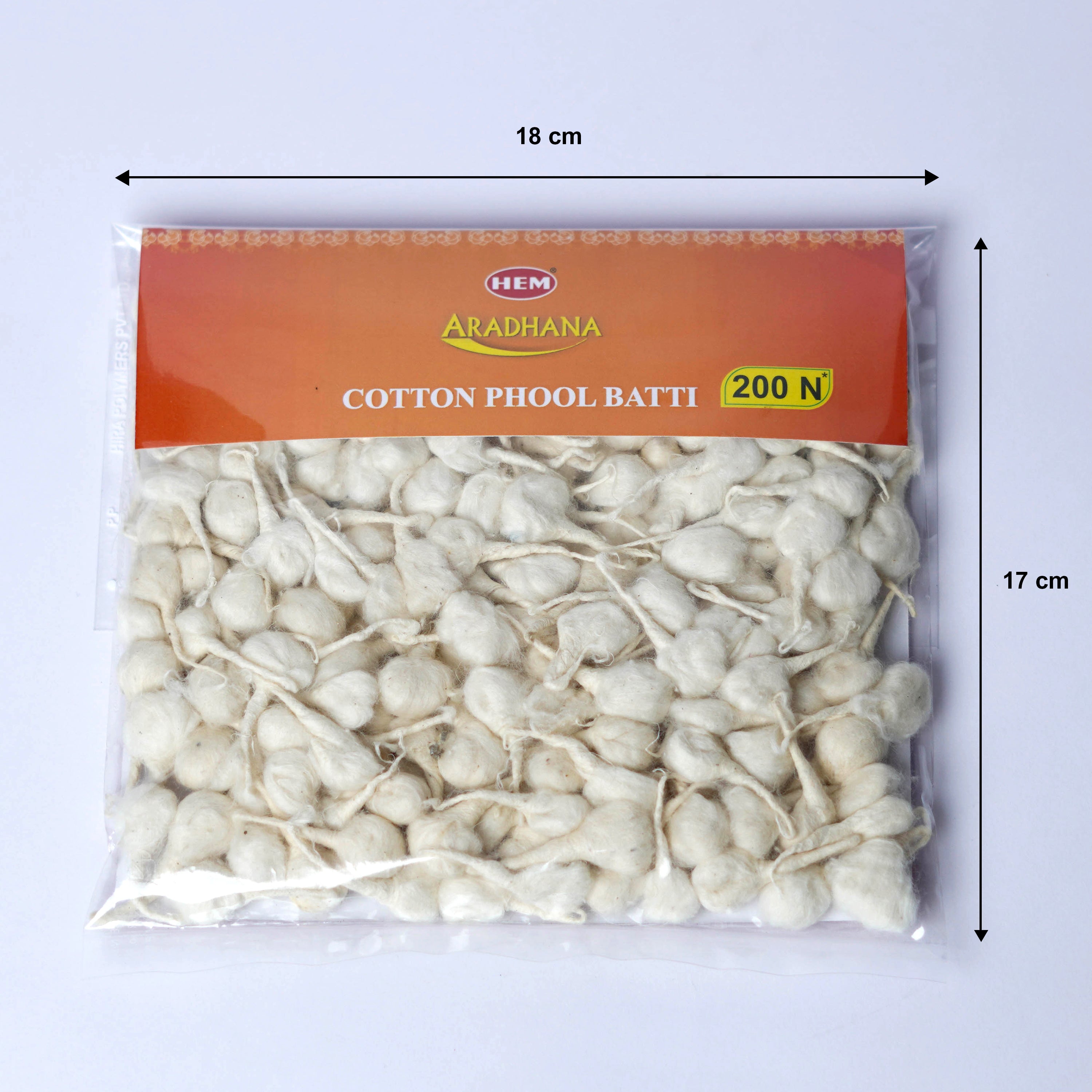 HEM Aradhana Cotton Phool Diya Batti Pack of 5