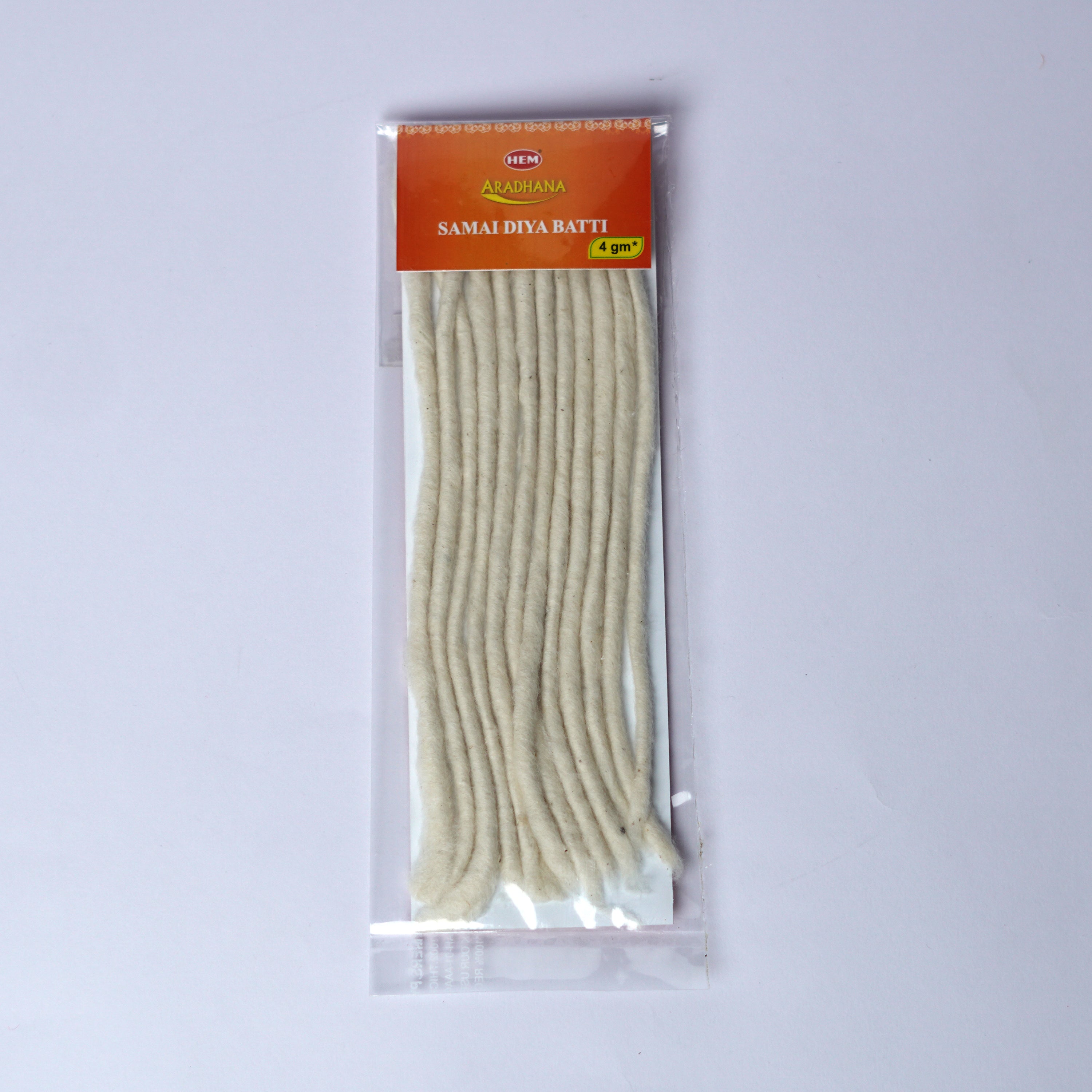 HEM Aradhana Cotton Samai Long Diya Batti Pack of 5