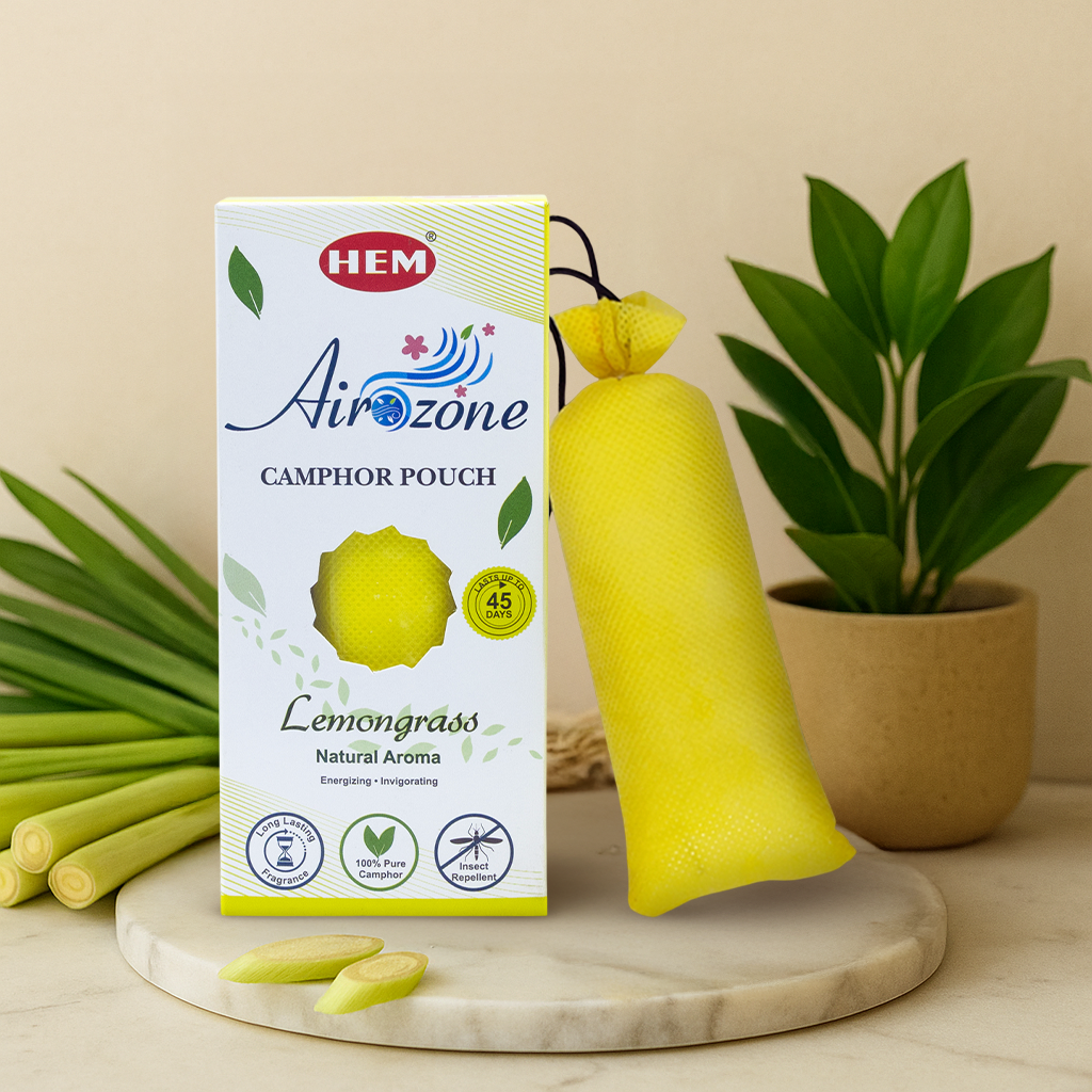 HEM Lemongrass Camphor Pouch Pack of 2 (60g Each)