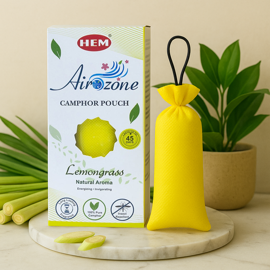 HEM Lemongrass Camphor Pouch Pack of 2 (60g Each)