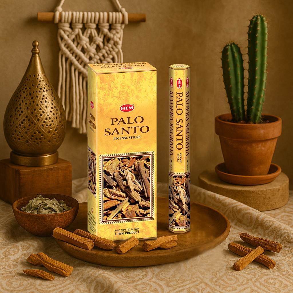 HEM Palo Santo Incense Sticks - Pack of 6 (20 Sticks Each)