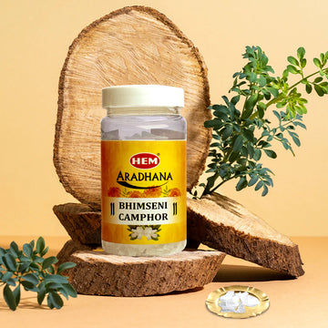 HEM Aradhana Bhimseni Camphor - 100g