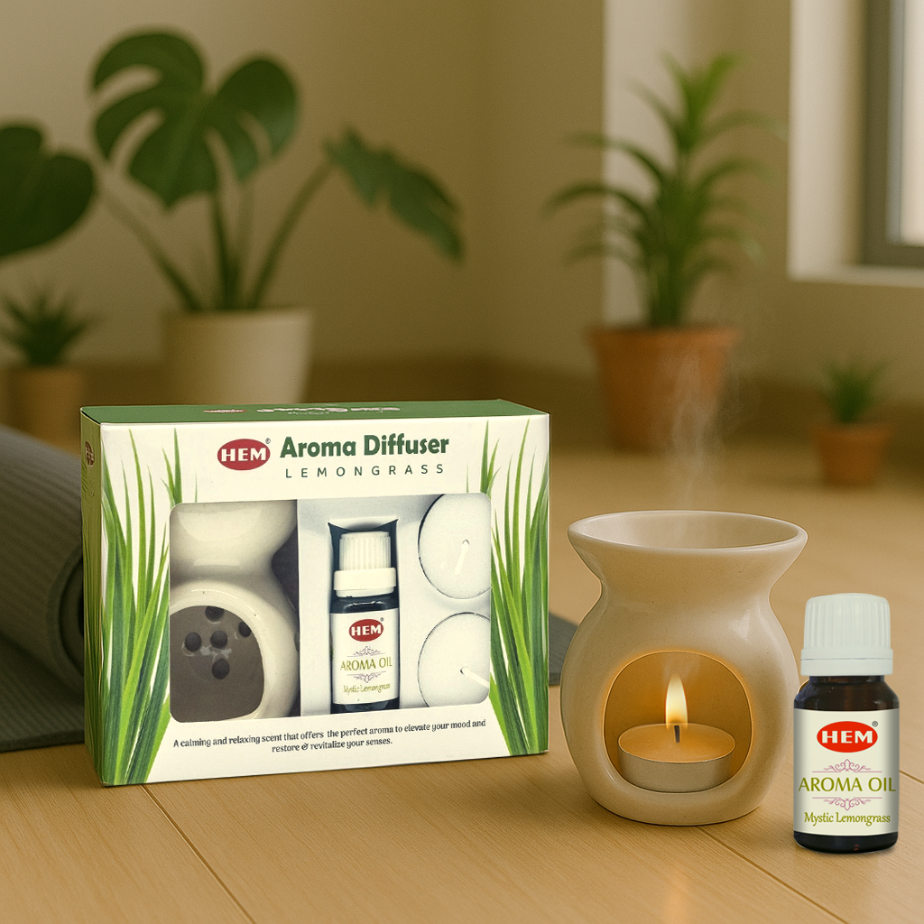 HEM Lemongrass Aroma Diffuser Gift Set