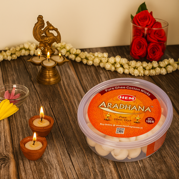 HEM Aradhana Pure Ghee Diya (100 pieces per box)