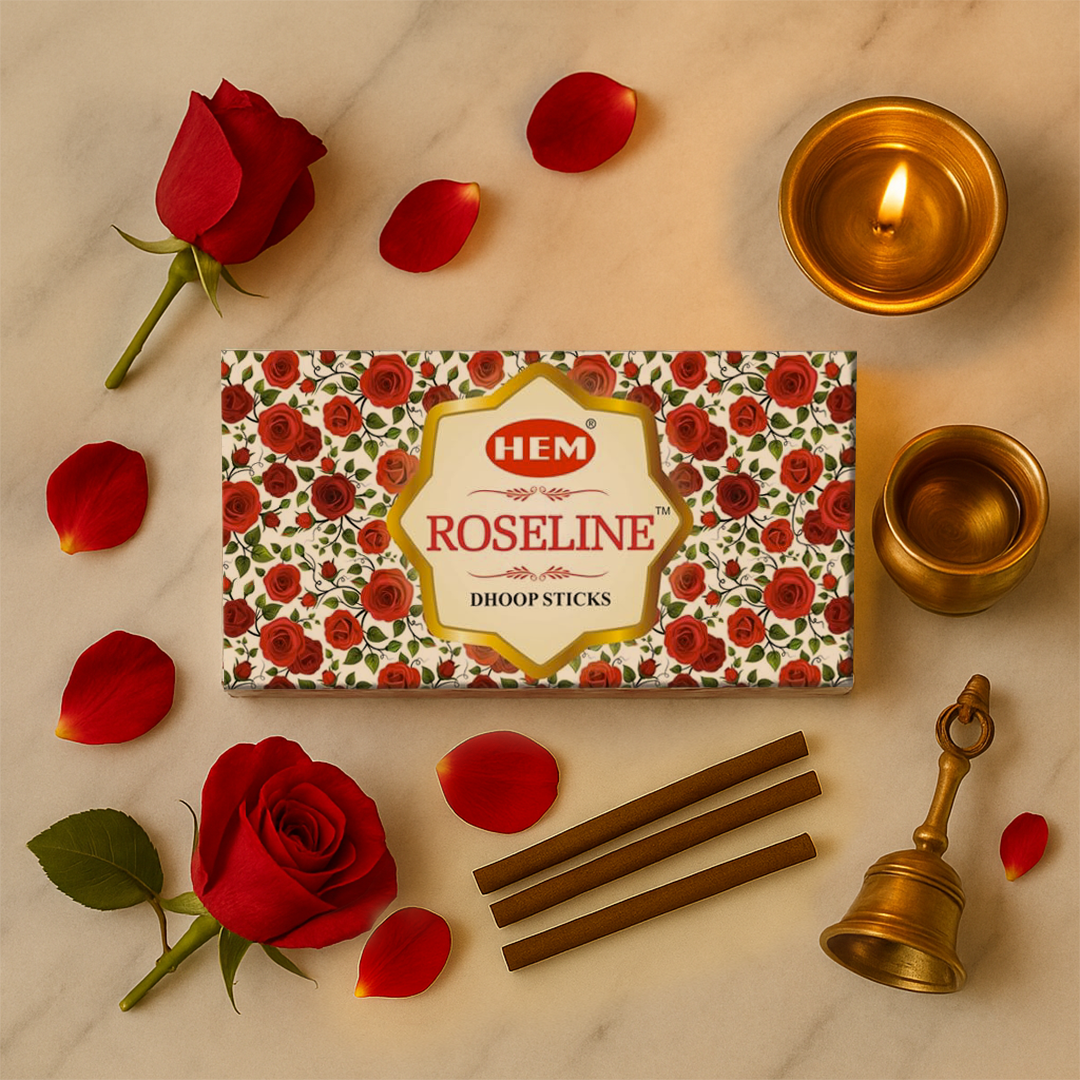 HEM Roseline Dhoop Sticks - Pack of 5