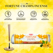 Load image into Gallery viewer, HEM Fortune Champa Incense Sticks - Pack of 2 (250g Each)
