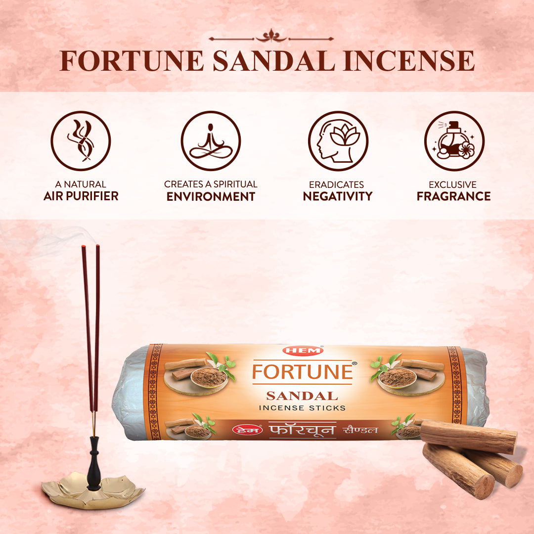 HEM Fortune Sandal Incense Sticks
