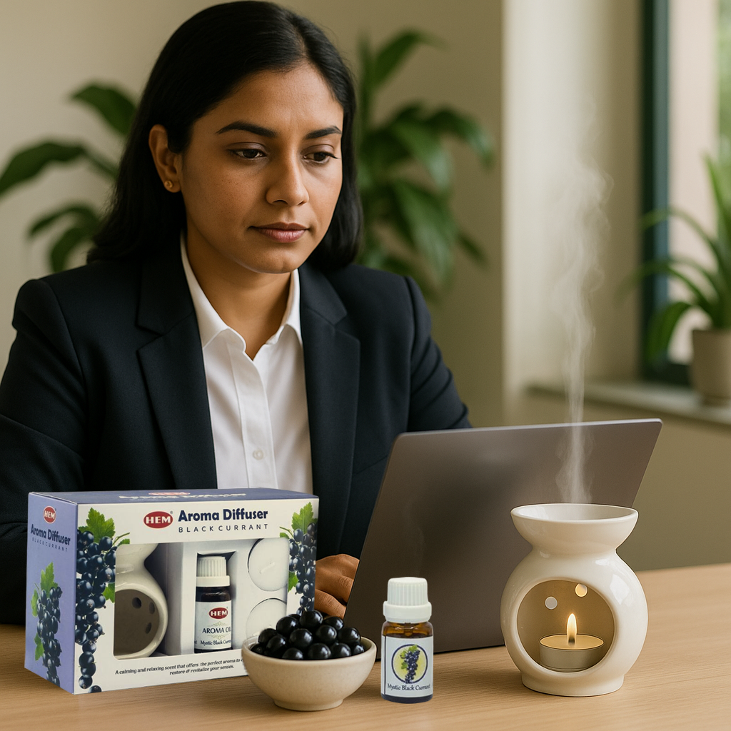 HEM Black Currant Aroma Diffuser Gift Set