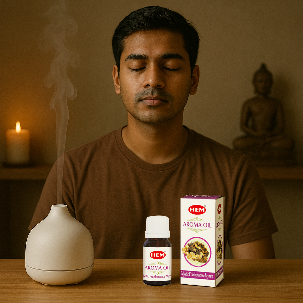 HEM Mystic Frankincense Myrrh Aroma Oil (10 ml)