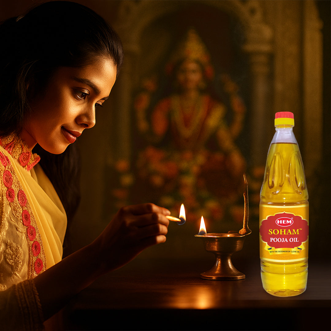 HEM Soham Pooja Oil (900 ml)