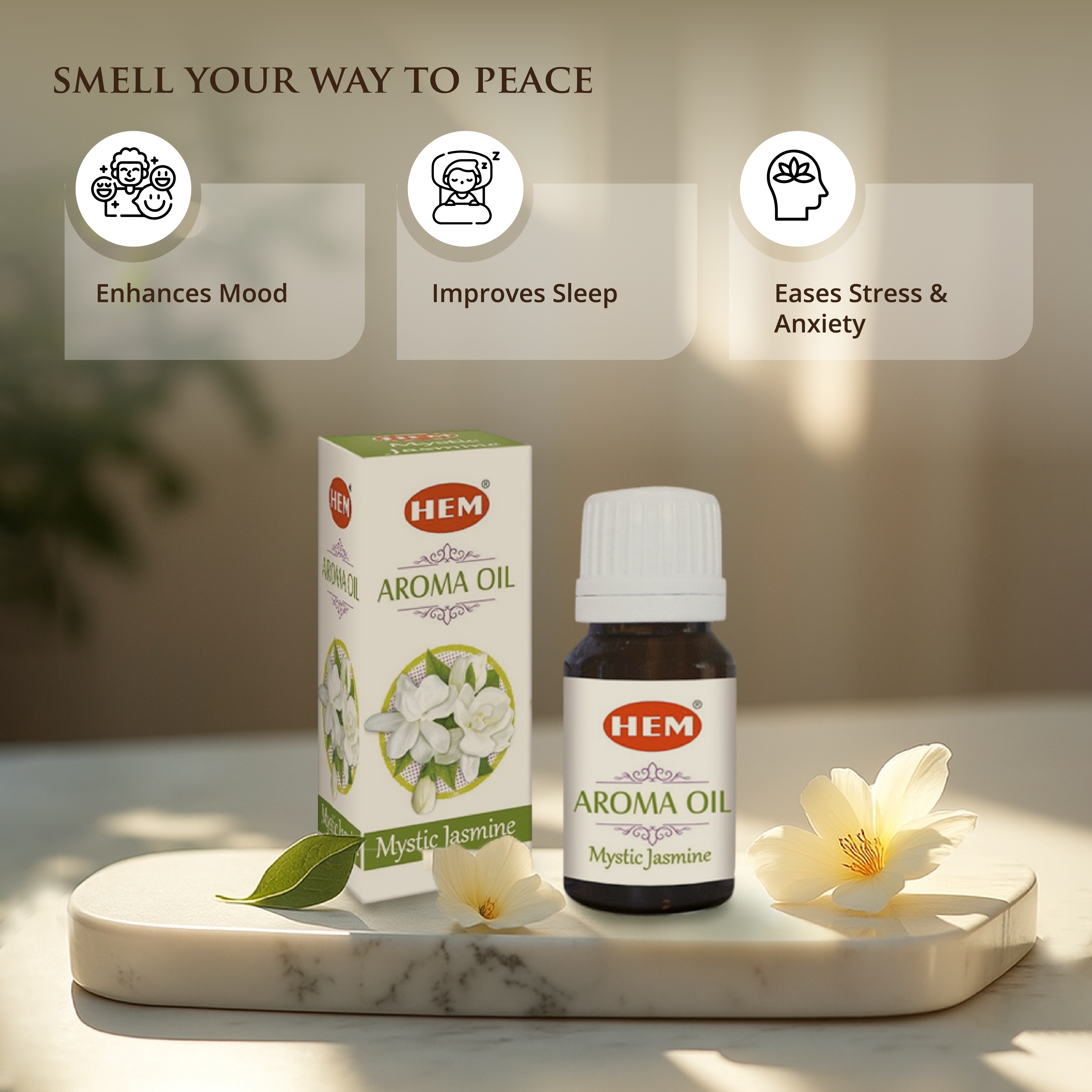 HEM Mystic Jasmine Aroma Oil (10 ml)