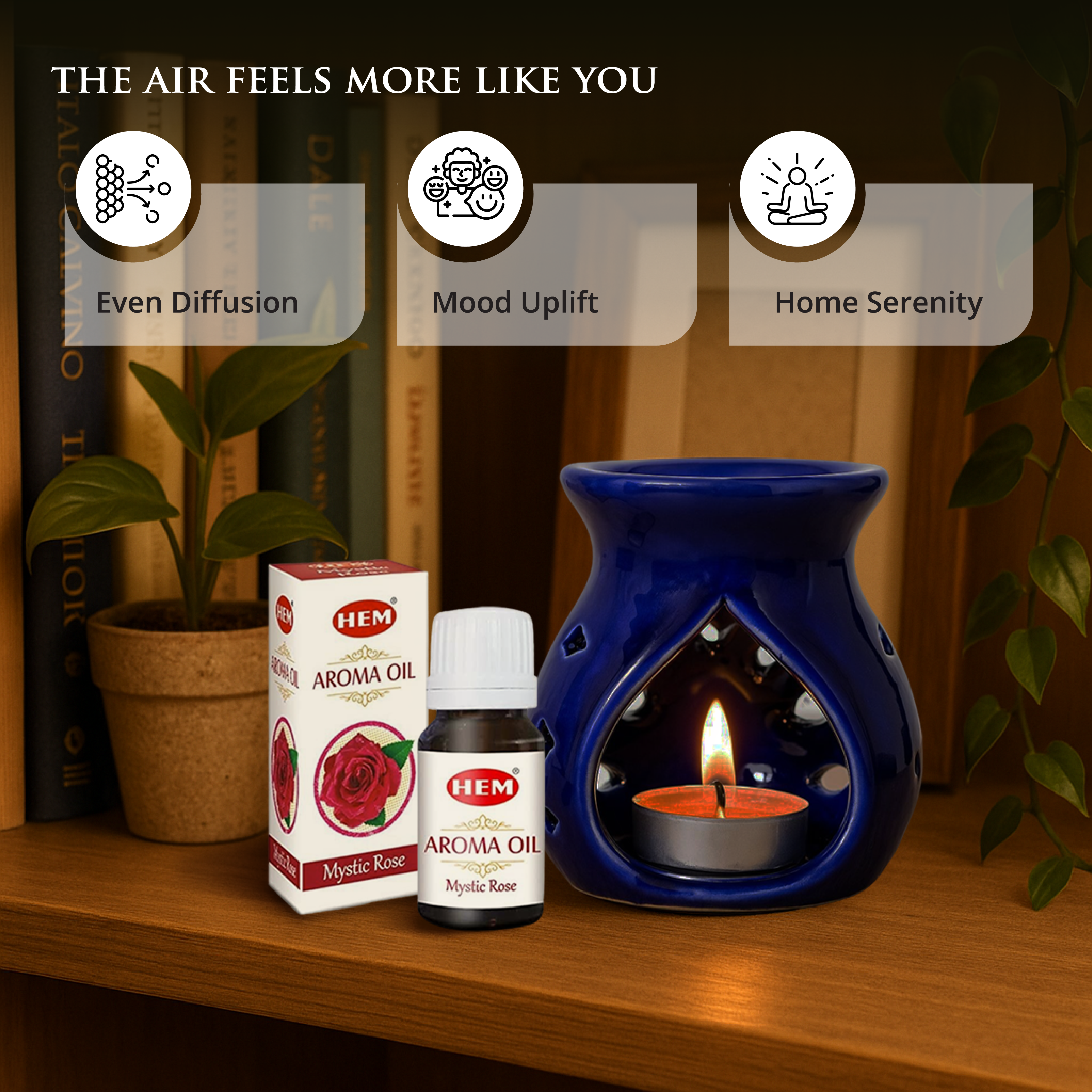 HEM Mystic Rose Aroma Diffuser Gift Set