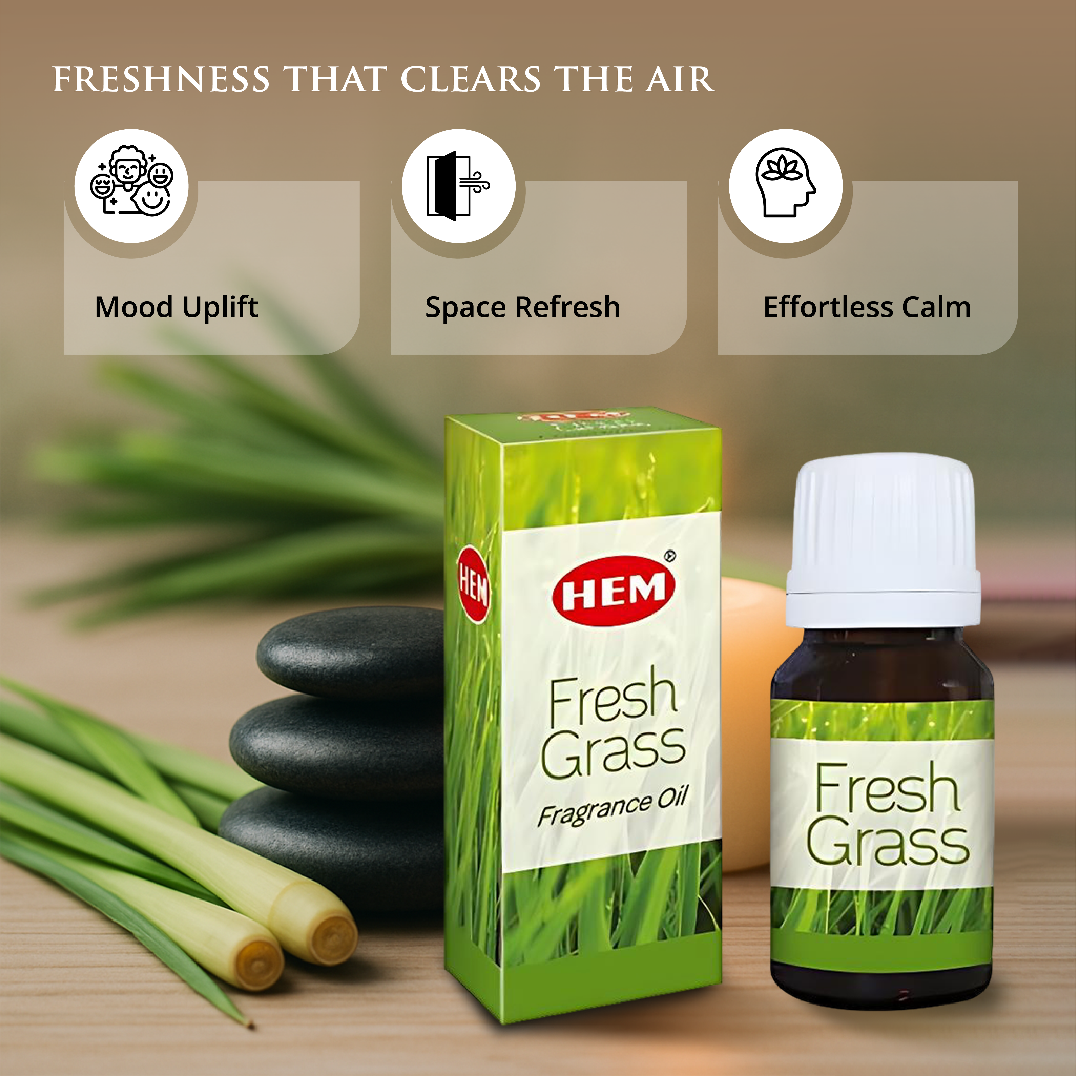 HEM Fresh Grass Fragrance Oil (10 ml)