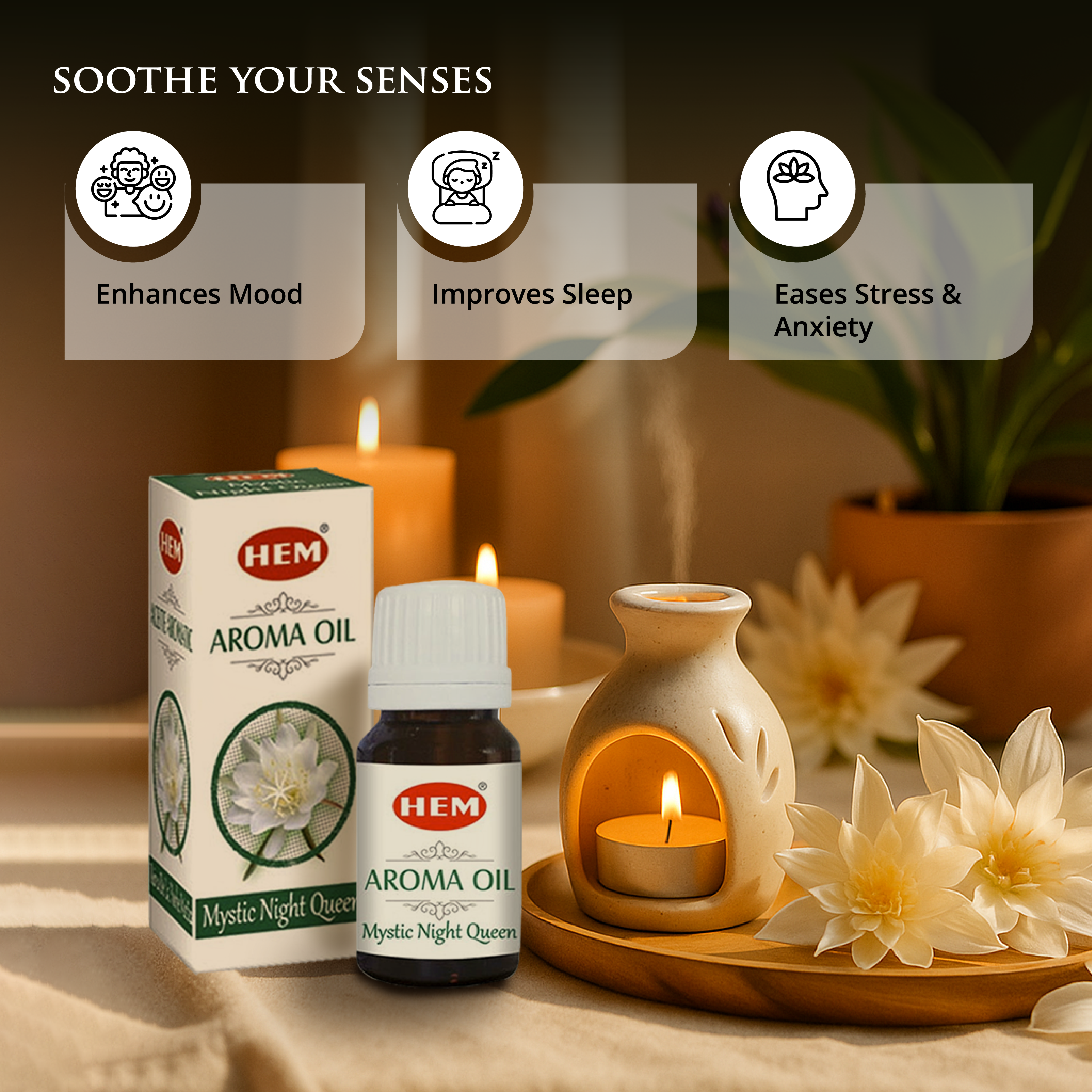 HEM Mystic Night Queen Aroma Oil (10 ml)