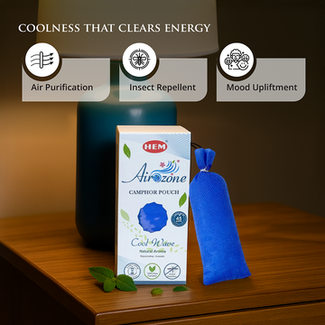 HEM Cool Wave Camphor Pouch Pack of 2 (60g Each)