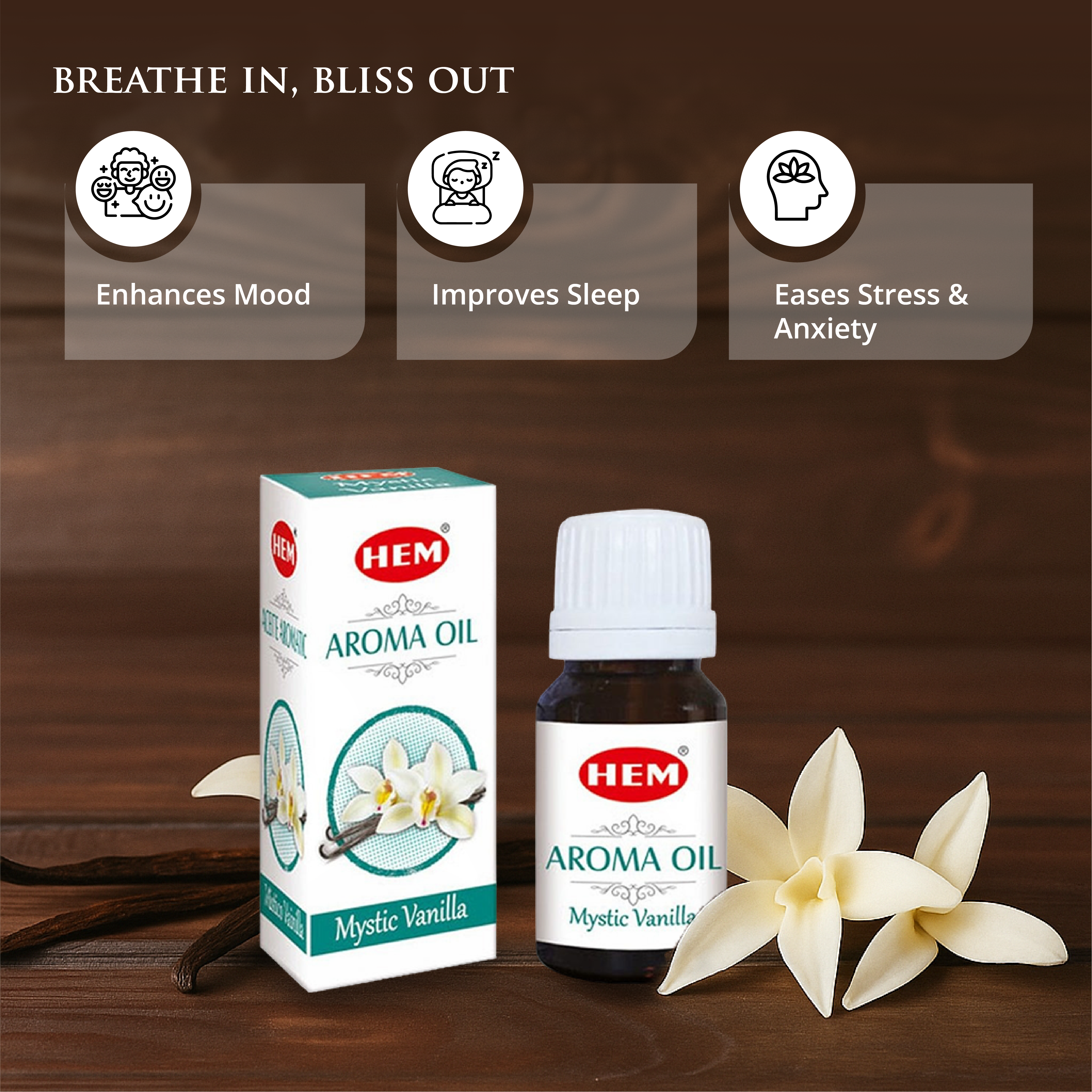 HEM Mystic Vanilla Aroma Oil (10 ml)