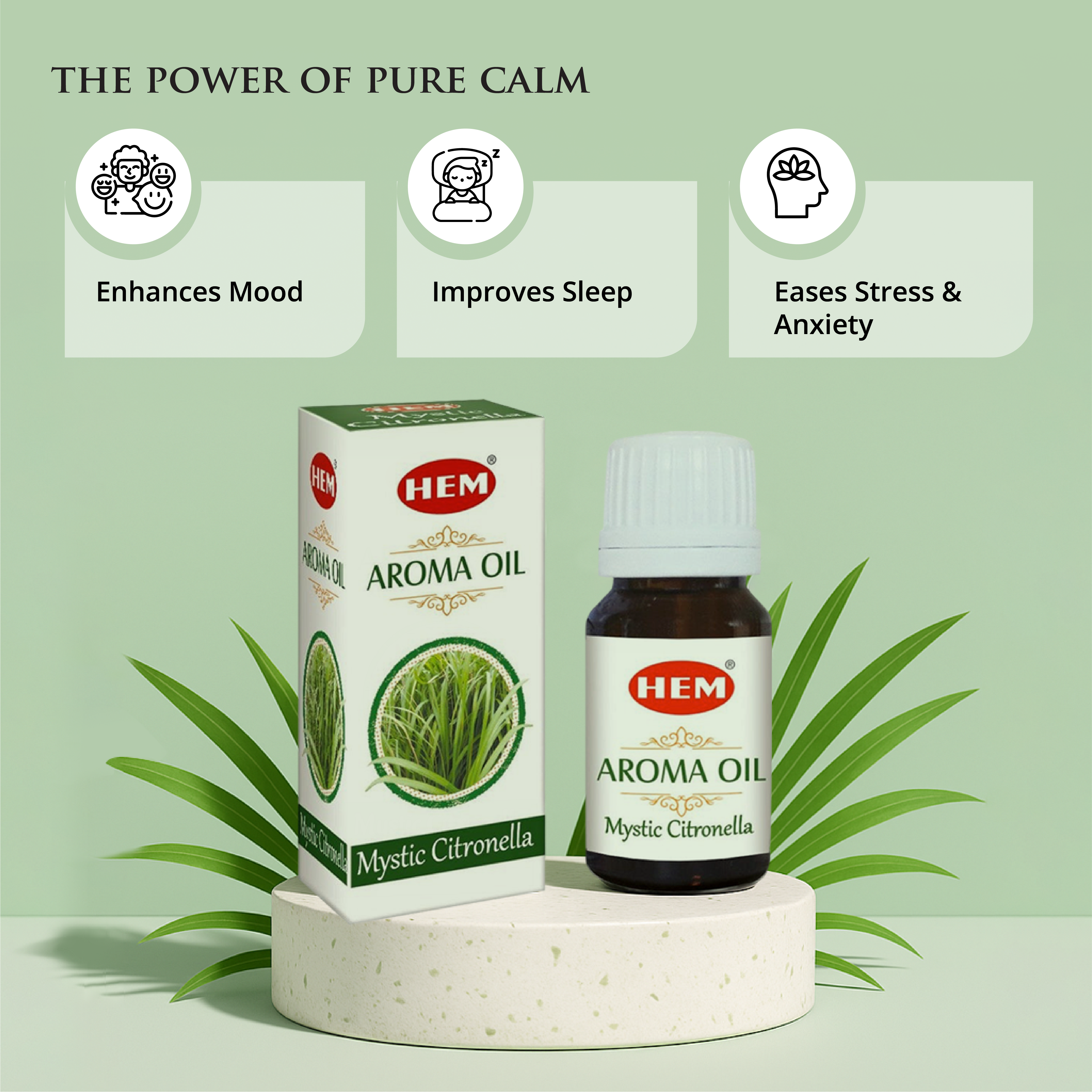 HEM Mystic Citronella Aroma Oil (10 ml)