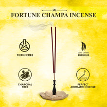 Load image into Gallery viewer, HEM Fortune Champa Incense Sticks - Pack of 2 (250g Each)
