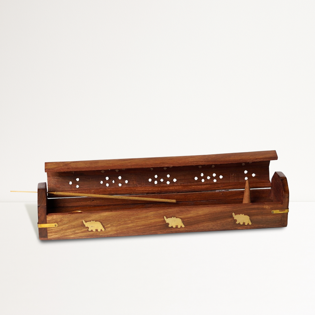 HEM Aradhana Wooden Agarbatti Stand