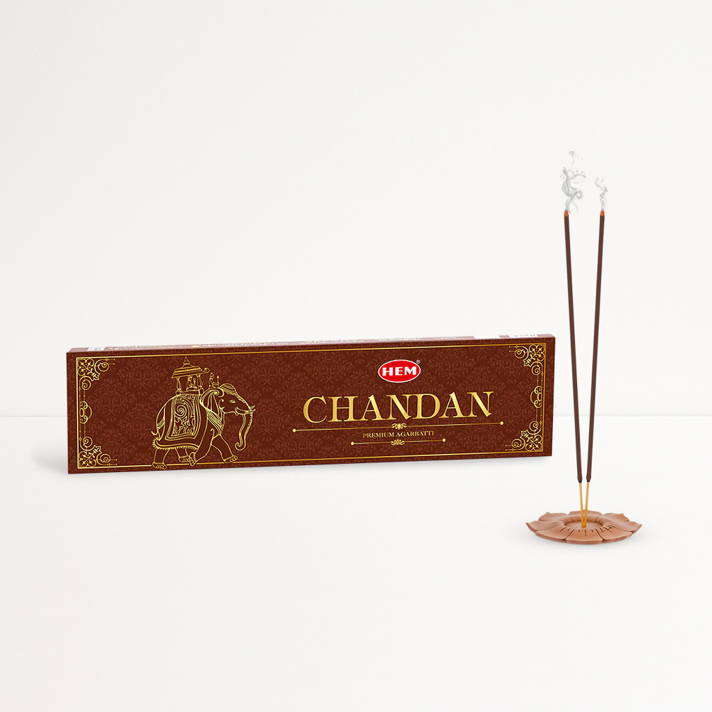 HEM Chandan Premium Masala Agarbatti (10 Sticks in a box)