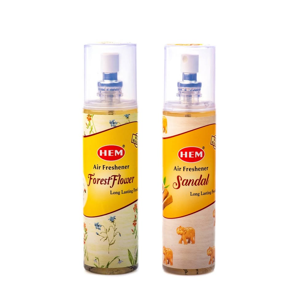HEM Forest Flower + Sandal Air Freshener Pack of 2 (200 ml Each)