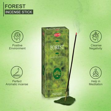 HEM Forest Incense Sticks - Pack of 6 (20 Sticks Each)