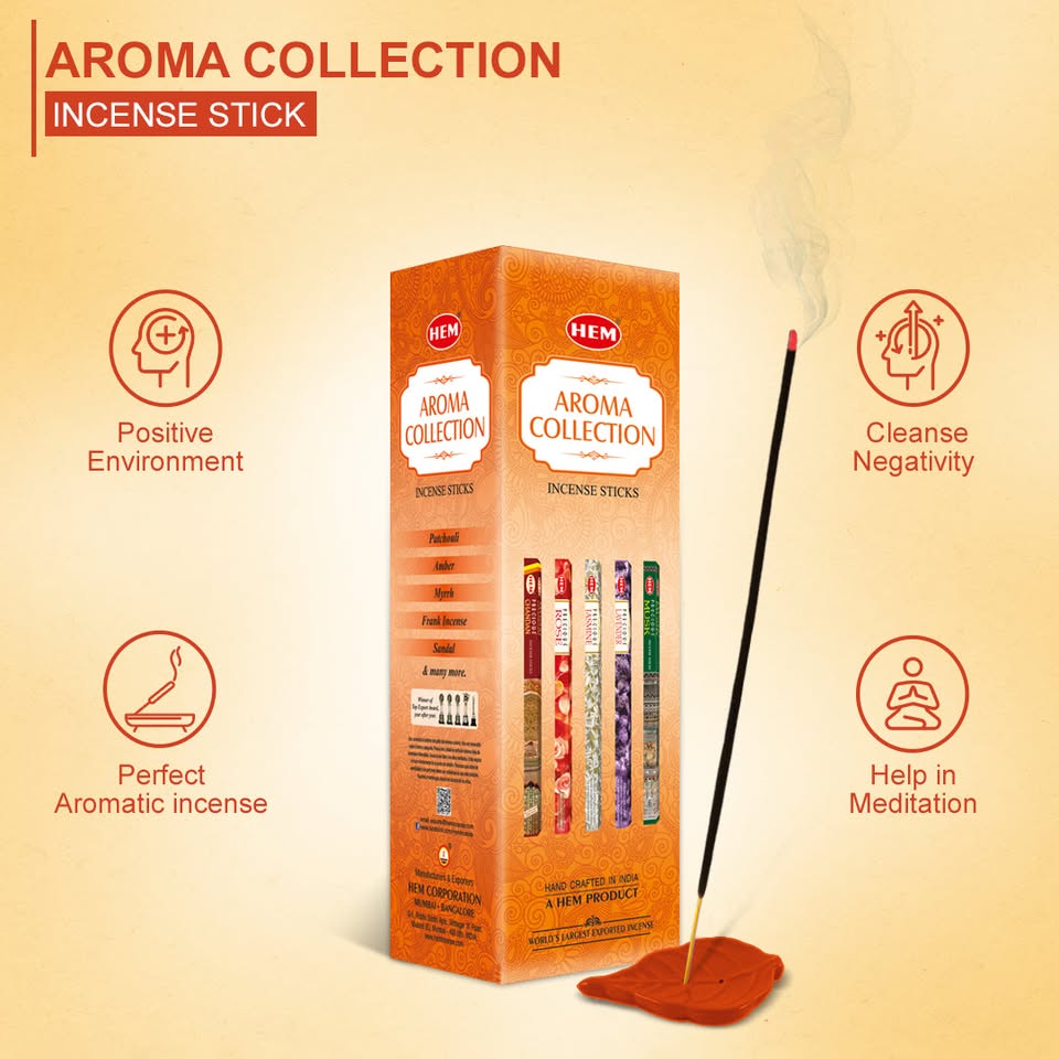 HEM Aroma Collection Incense Sticks - 200 Sticks
