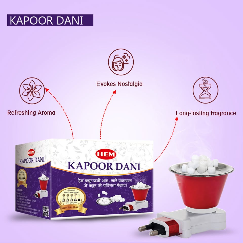 Electric Kapoor Dani Camphor Diffuser