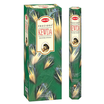 HEM Precious Kewda Incense Sticks - Pack of 6 (20 Sticks Each)