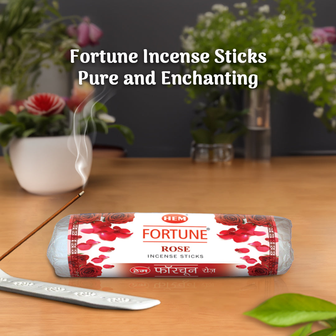 HEM Fortune Incense Sticks with Rose Fragrance 