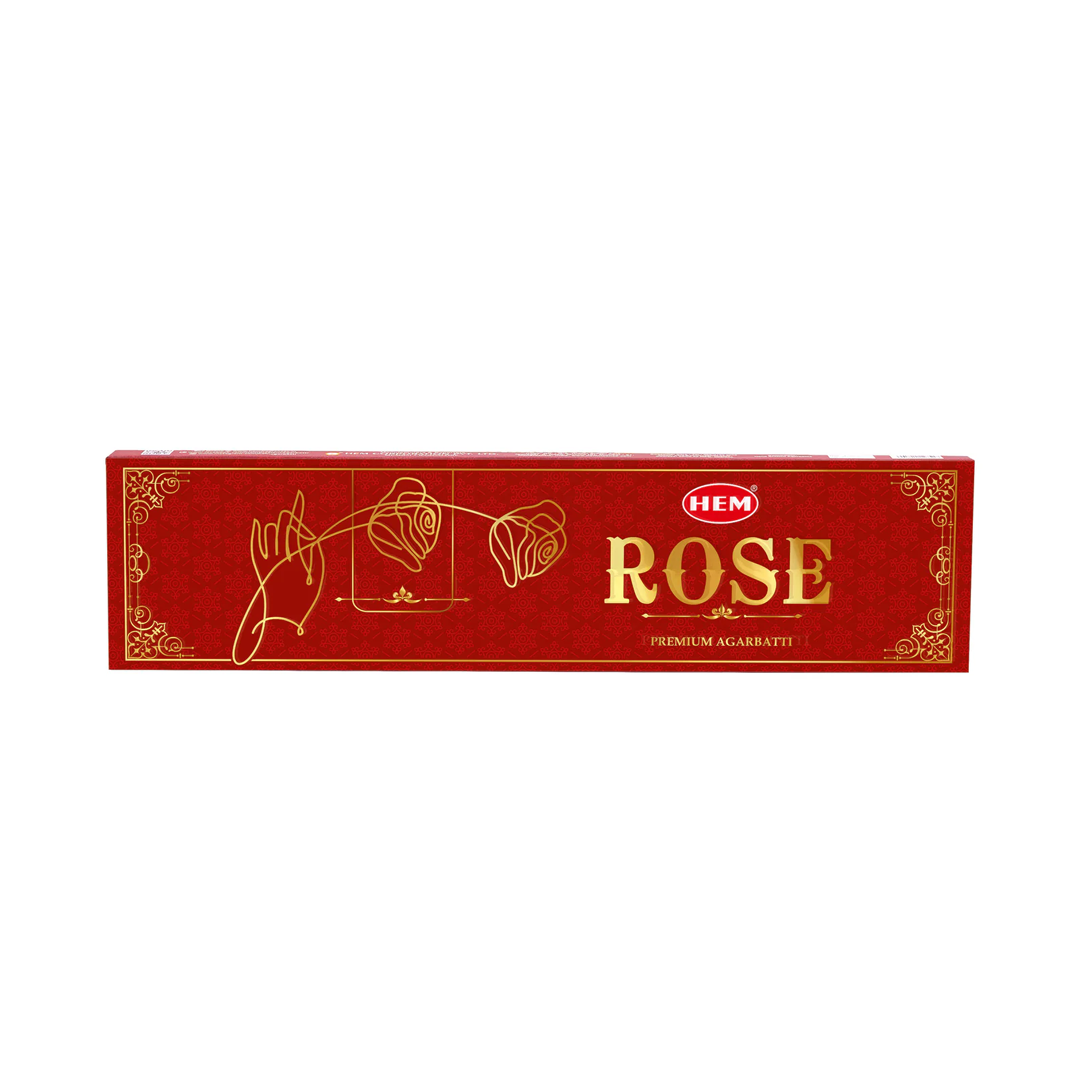 HEM Rose Premium Masala Agarbatti (10 Sticks in a box)