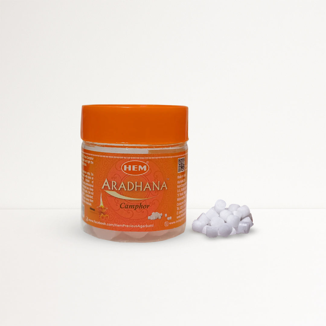 HEM Aradhana Camphor - Pack of 2 (50g Each)