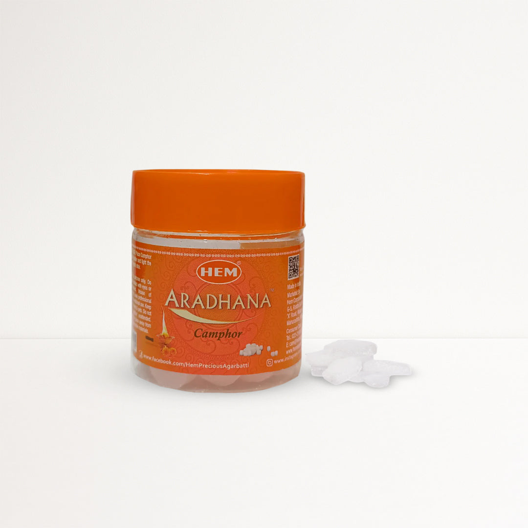 HEM Aradhana Camphor - Pack of 2 (50g Each)