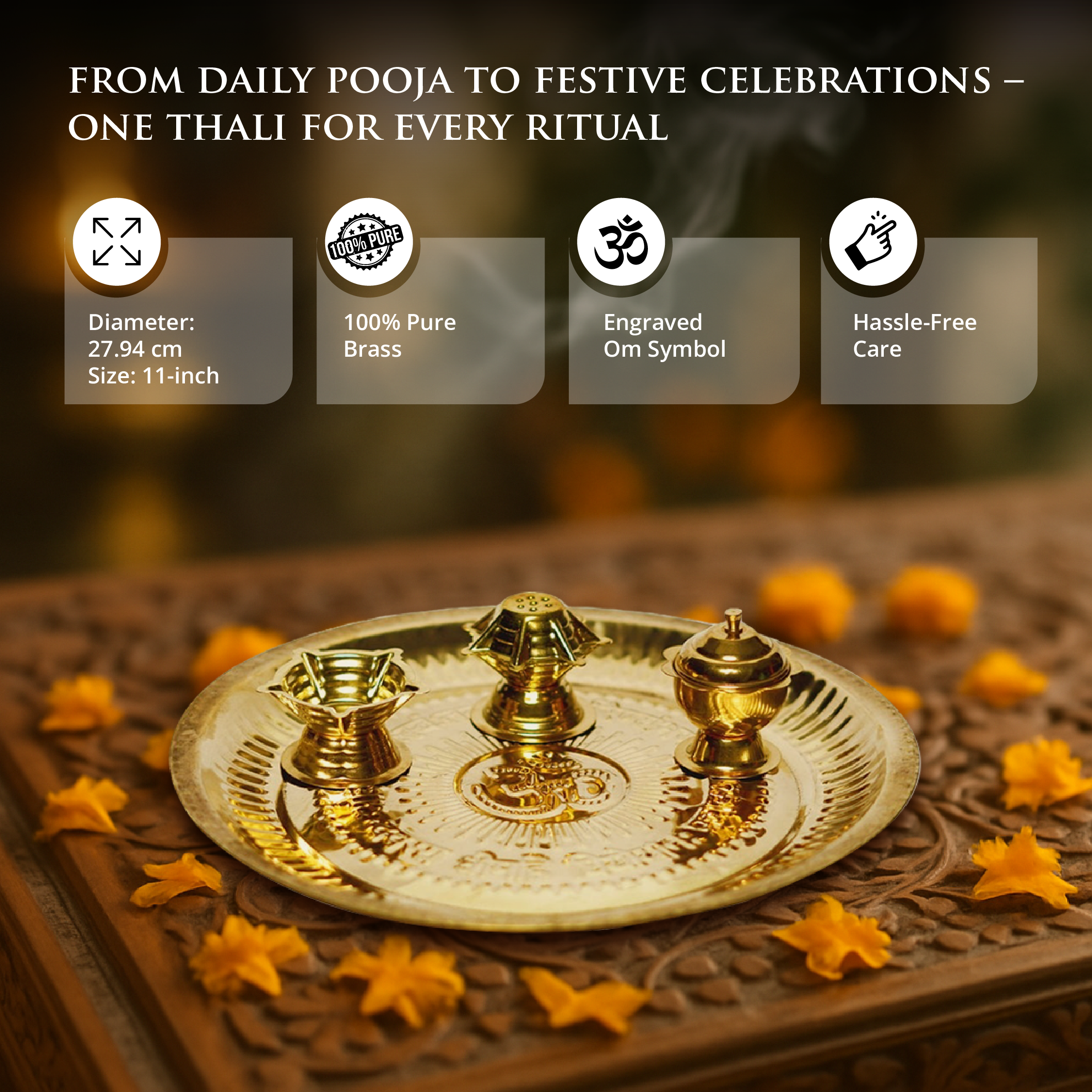 HEM Aradhana Pooja Thali Set